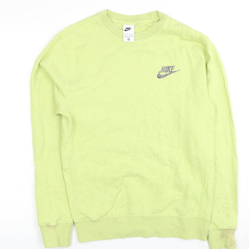 Nike Men's Green Pullover Sweatshirt XS