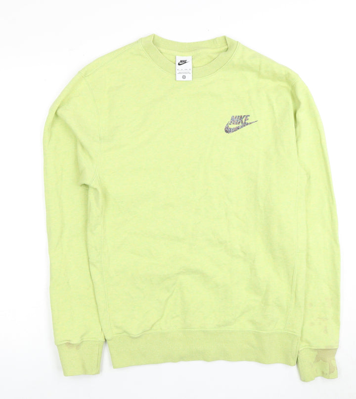 Nike Men's Green Pullover Sweatshirt XS