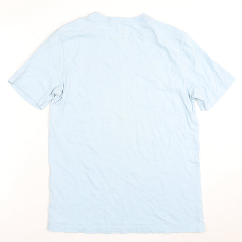 Puma Men's Blue Short Sleeve T-Shirt Medium
