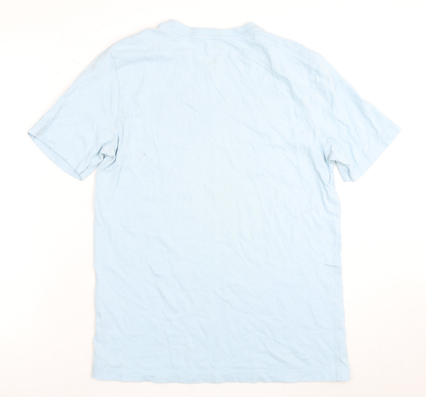 Puma Men's Blue Short Sleeve T-Shirt Medium