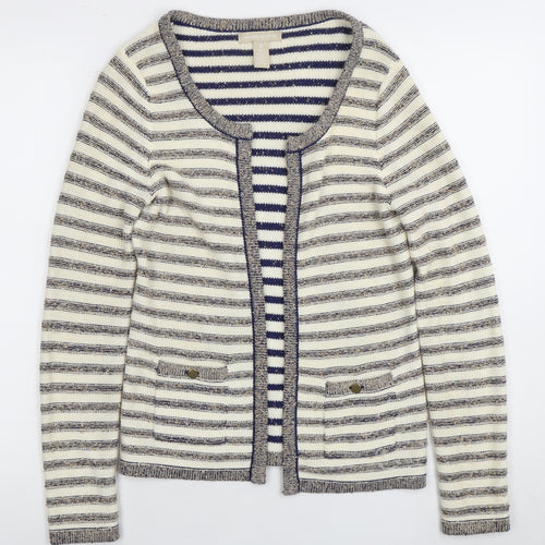 Banana Republic Women's Multicoloured Striped Cardigan XS