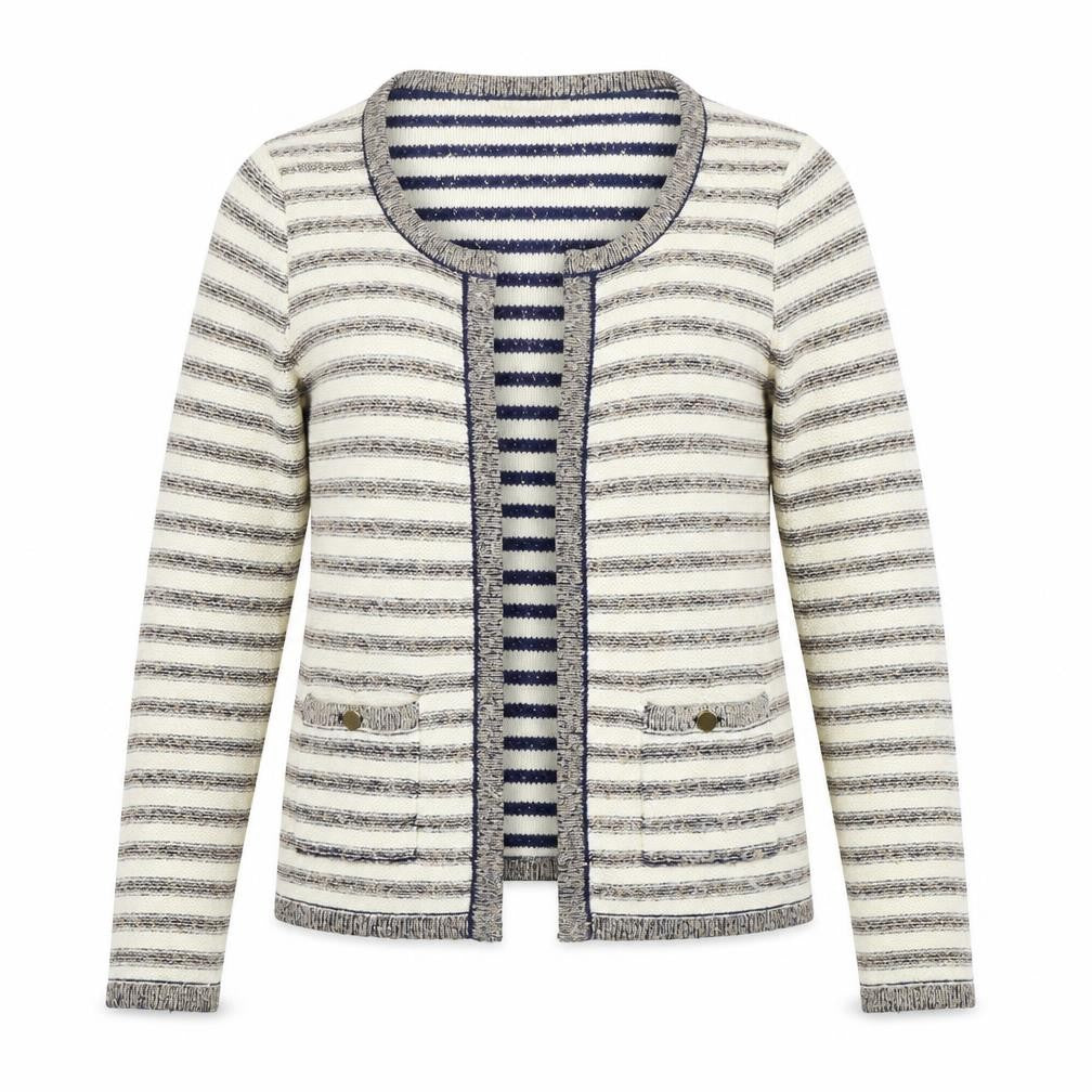 Banana Republic Women's Multicoloured Striped Cardigan XS