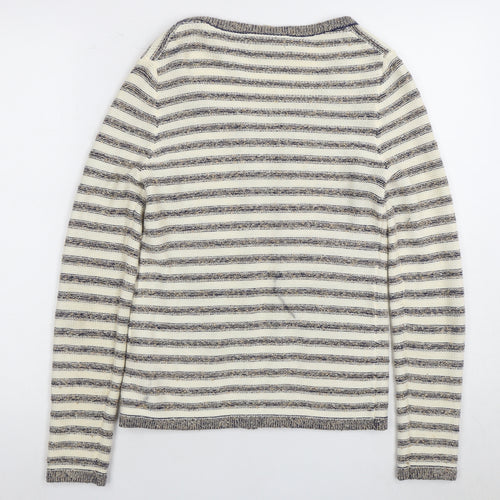 Banana Republic Women's Multicoloured Striped Cardigan XS