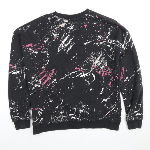 Superdry Women's Black Graphic Pullover Sweatshirt S