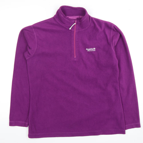 Regatta Women's Purple Fleece Pullover, Size 8, Casual