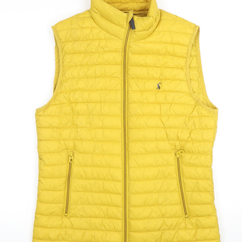 Joules Men's Yellow Puffer Waistcoat Size M