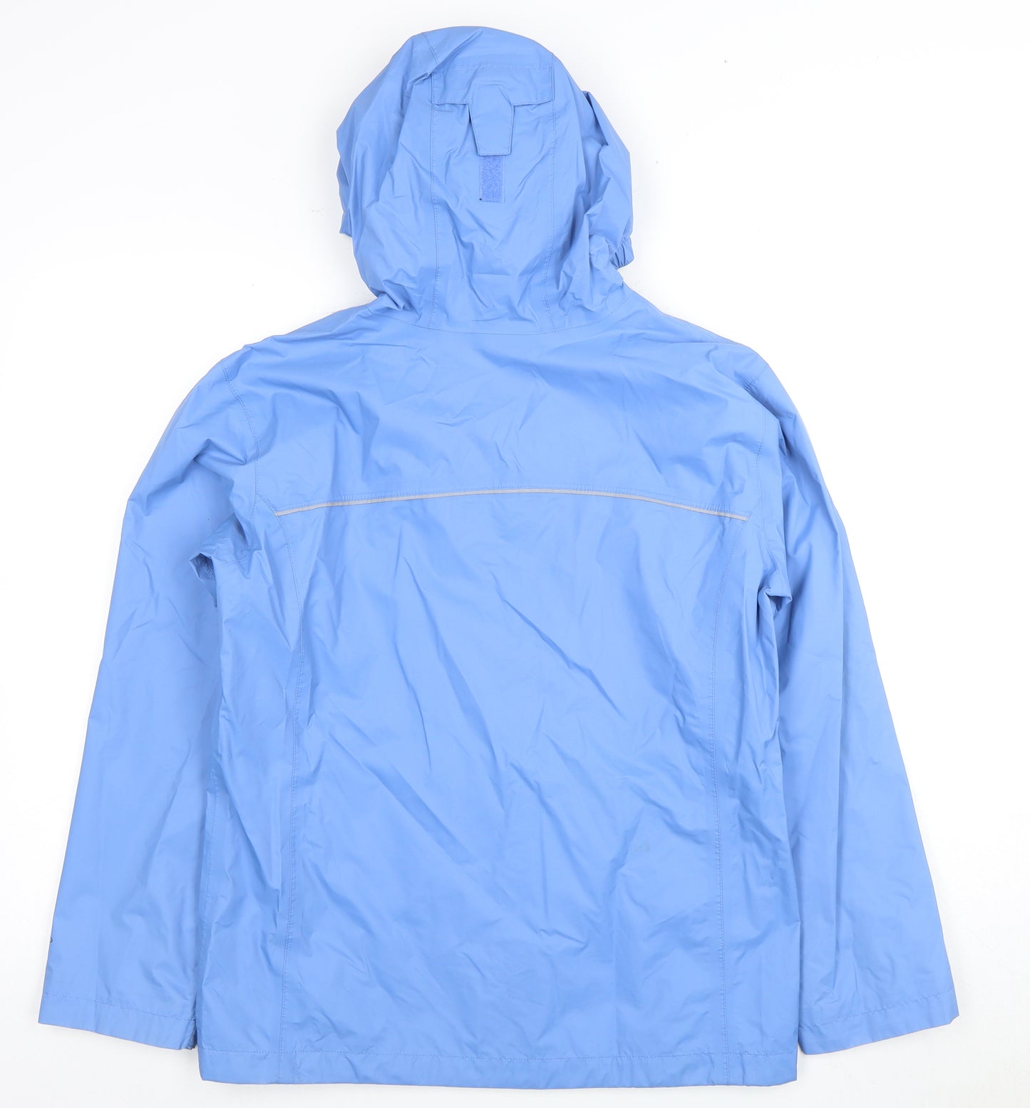 Columbia Women's Blue XL Rain Coat Lightweight Hooded