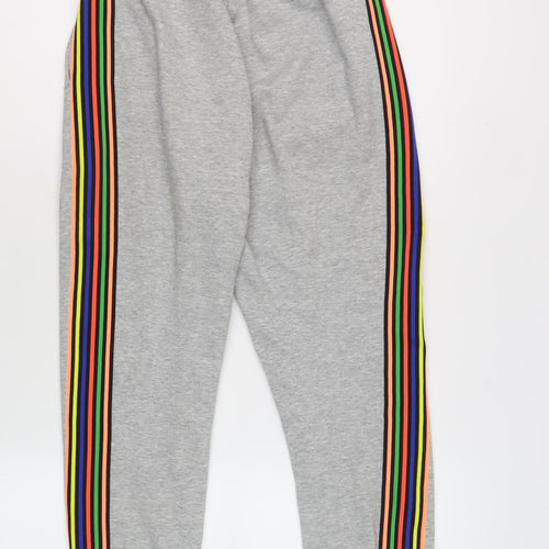 Adidas Girls Grey Jogger Trousers XS