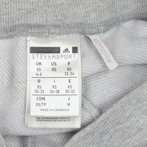 Adidas Girls Grey Jogger Trousers XS