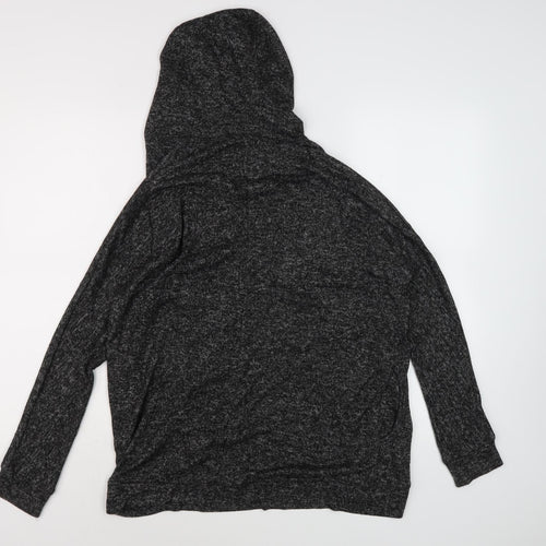 Abercrombie Kids Girls Black Hooded Cardigan 11-12 Years