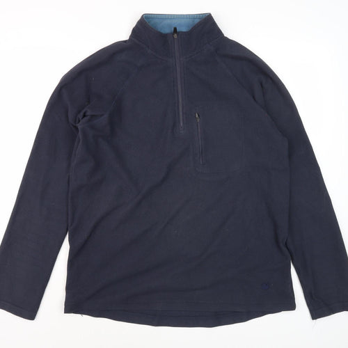 Peter Storm Men's Blue Pullover Fleece Sweatshirt M