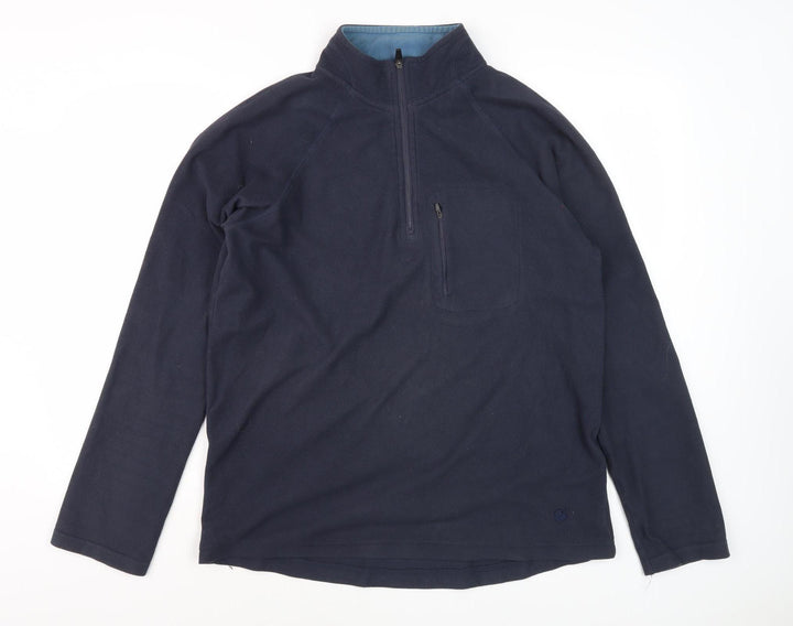 Peter Storm Men's Blue Pullover Fleece Sweatshirt M