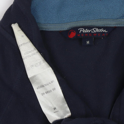 Peter Storm Men's Blue Pullover Fleece Sweatshirt M