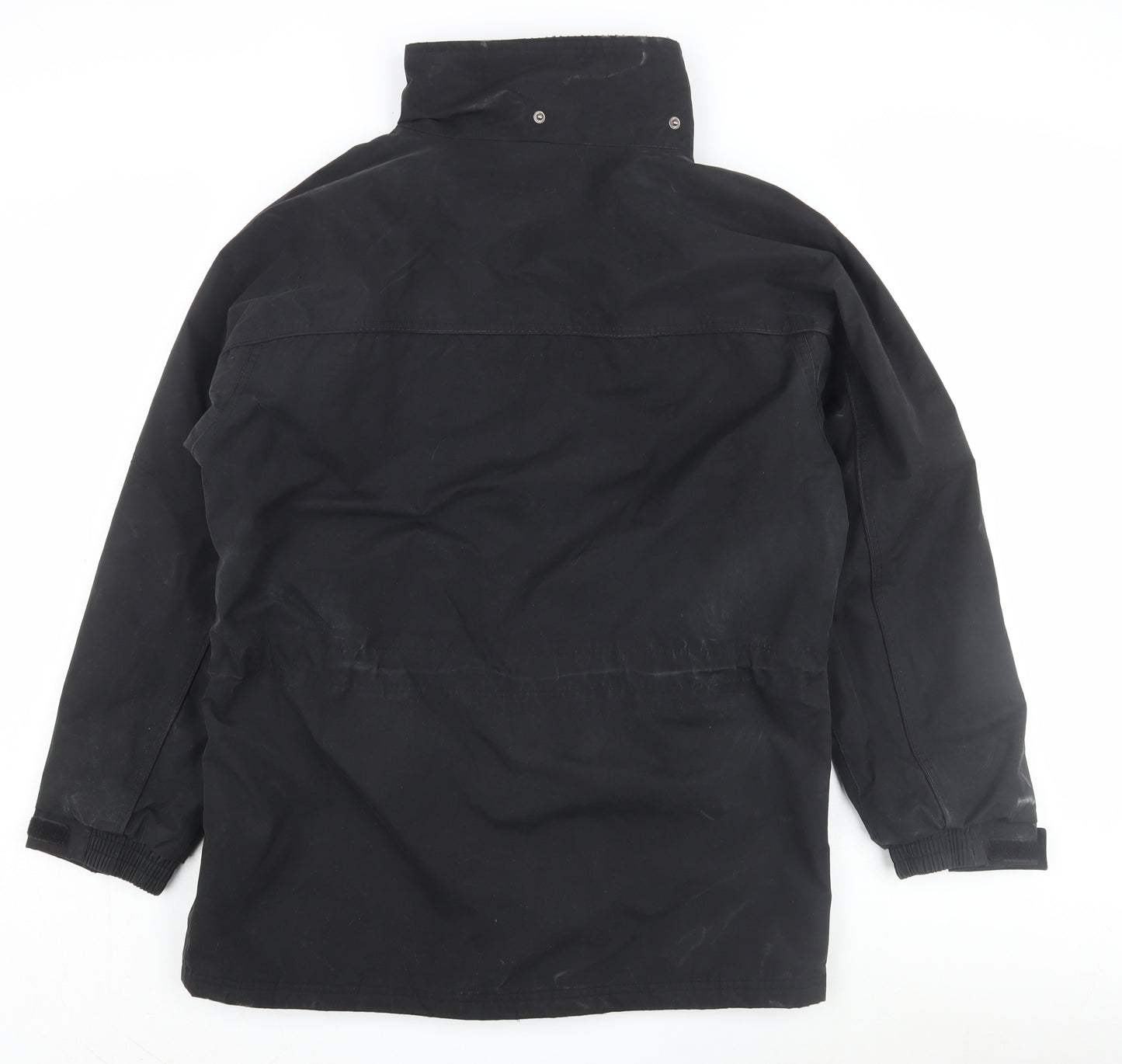 Trespass Men's Black Parka Jacket, Size L, Waterproof