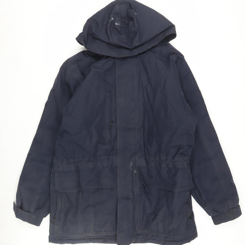 Regatta Men's Blue Parka Jacket S - Hooded Outdoor Style