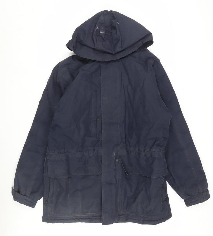 Regatta Men's Blue Parka Jacket S - Hooded Outdoor Style