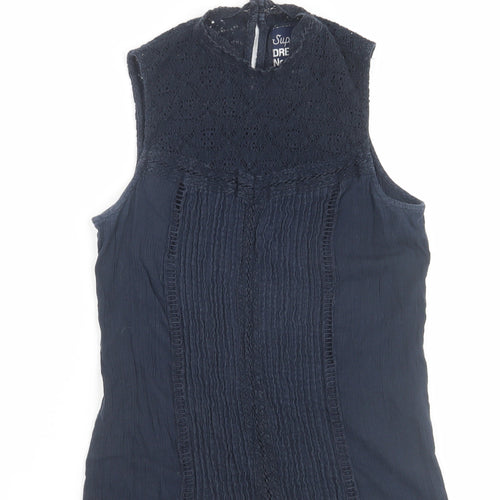 Superdry Womens Navy Sleeveless Tank Top S