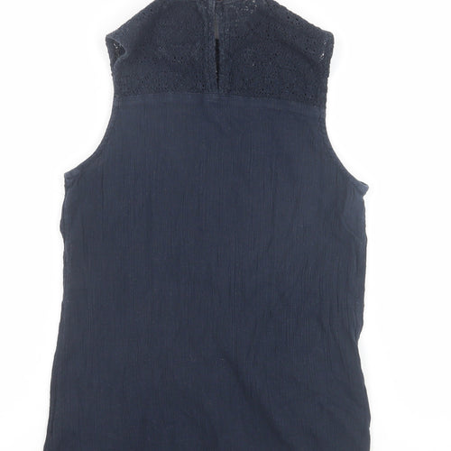 Superdry Womens Navy Sleeveless Tank Top S
