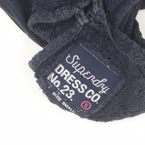 Superdry Womens Navy Sleeveless Tank Top S