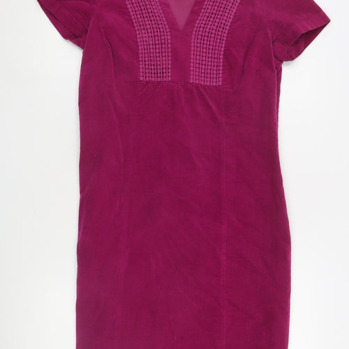 Boden Women's Purple Sheath Dress Size 12