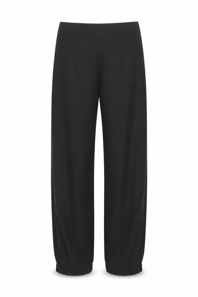 Front view of Abercrombie & Fitch Women's Black Trousers, size 12