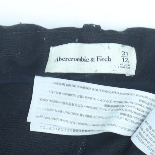 Abercrombie & Fitch Women's Black Trousers Size 12