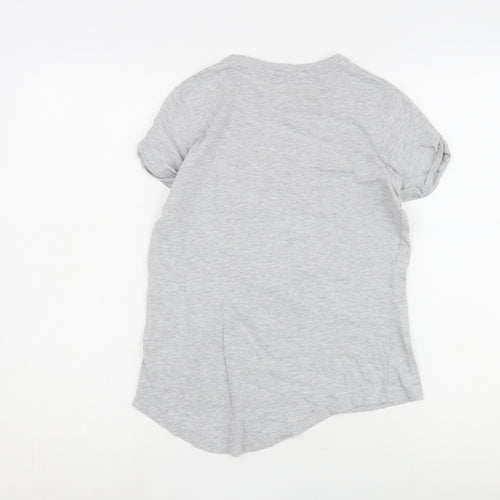 Soulcal & Co Girls Grey Graphic Print T-Shirt 13 Years