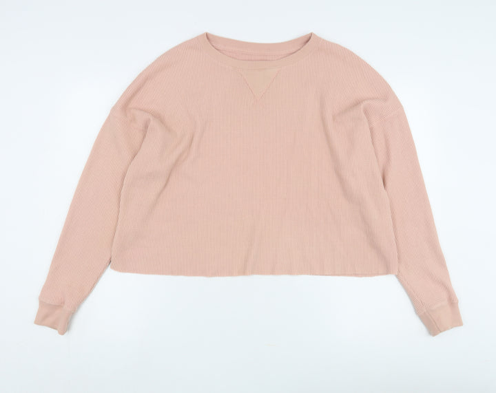 Abercrombie & Fitch Pink Women's Basic T-Shirt M