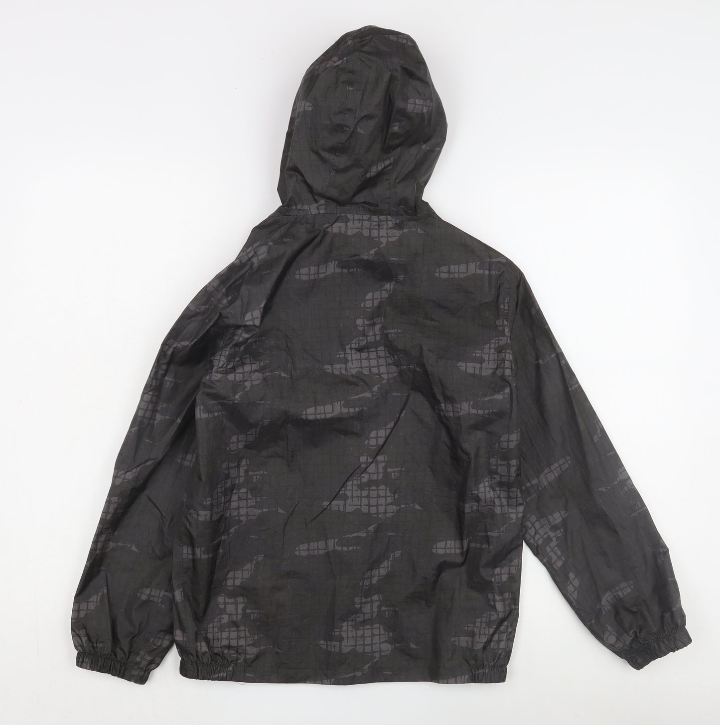Peter Storm Boys Black Rain Coat 9-10 Years Hooded