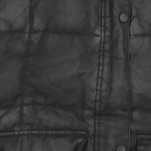 Regatta Women's Black Puffer Jacket Size 12 Fur Hood