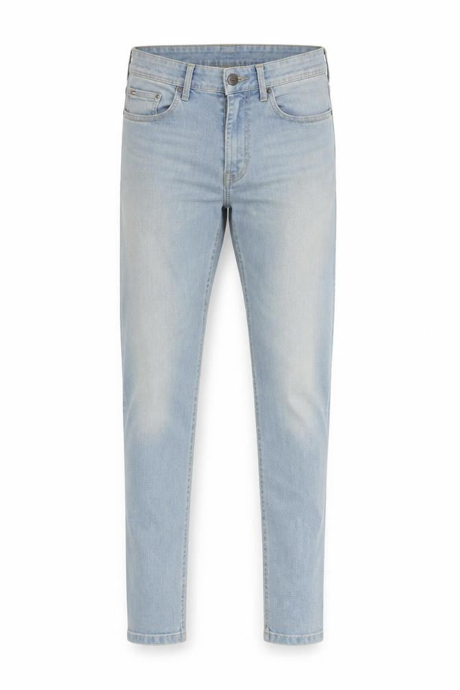 Front view of Tommy Hilfiger Men's Blue Skinny Jeans, size 28