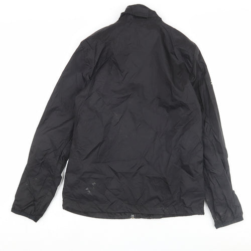 Puma Boys Black Basic Jacket, 14 Years, Logo Accents
