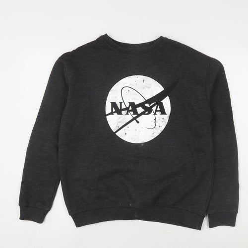 Unisex NASA Black Sweatshirt Size 10