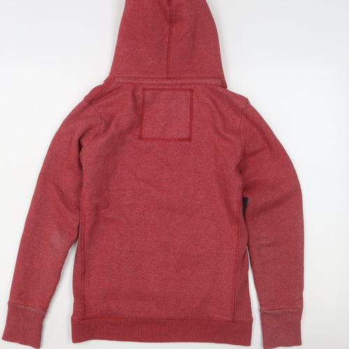 Superdry Unisex Red Pullover Hoodie M - Casual Sportswear