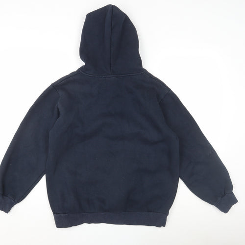 DOS Men's Blue University Graphic Hoodie Size S