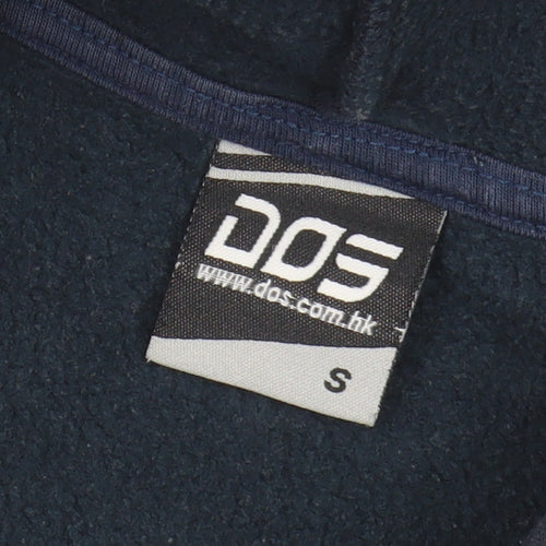 DOS Men's Blue University Graphic Hoodie Size S