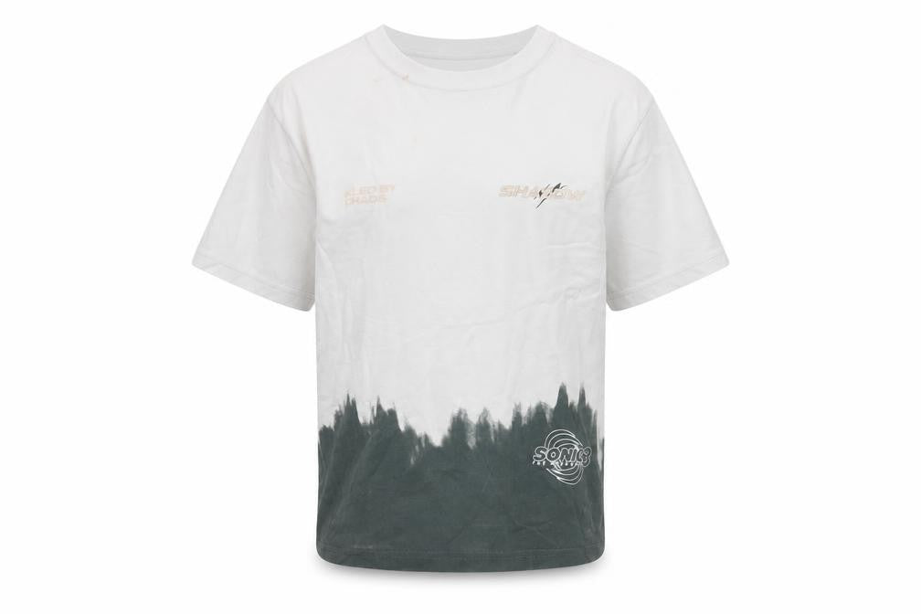 Front view of George boys’ white shadow t-shirt 5-6 years graphic print