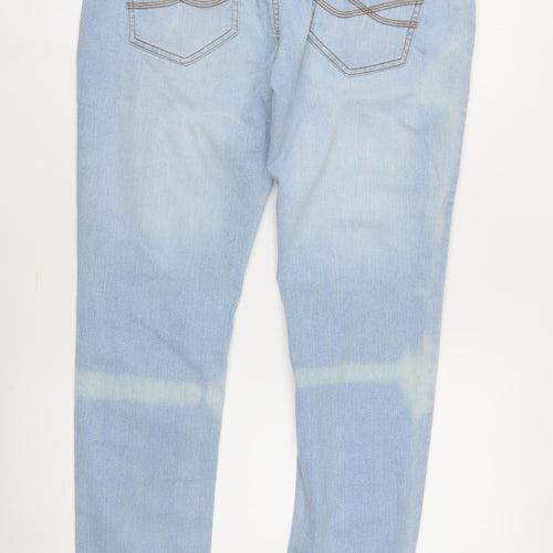 John Baner Men's Blue Straight Jeans - M, Light Wash