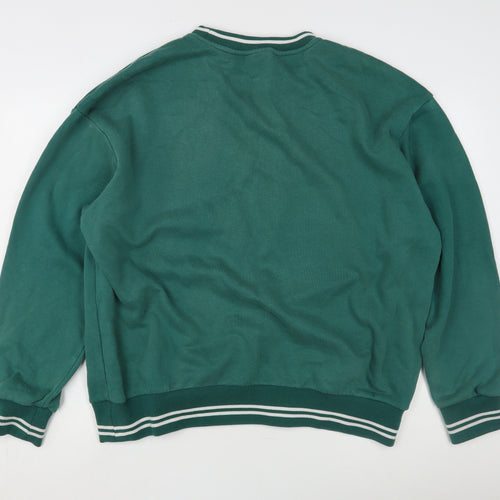 Stranger Things Men's Green XL Logo Sweatshirt