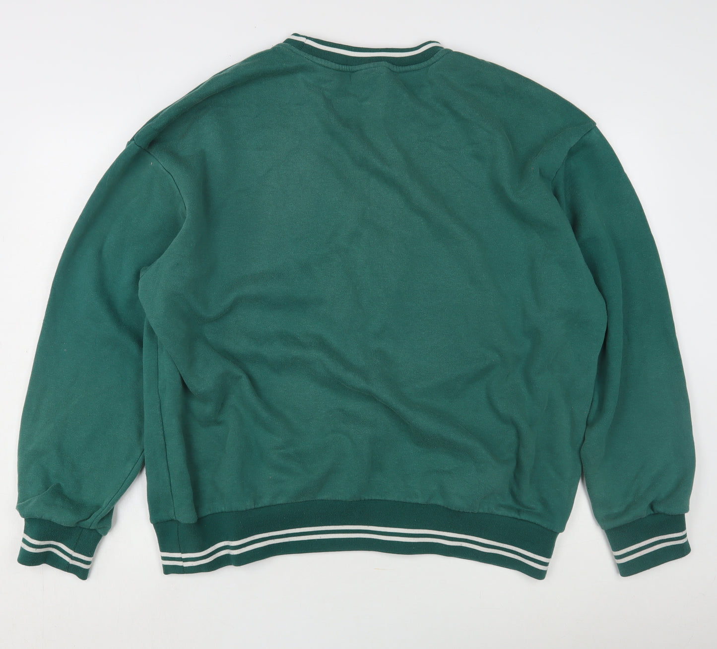Stranger Things Men's Green XL Logo Sweatshirt