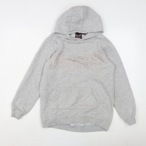 Pineapple Teens Grey Hoodie, Logo, Size 146