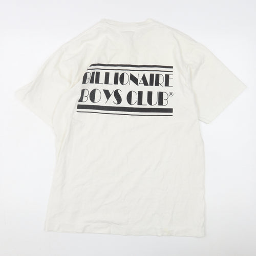 Billionaire Boys Club Men's White Logo T-Shirt M