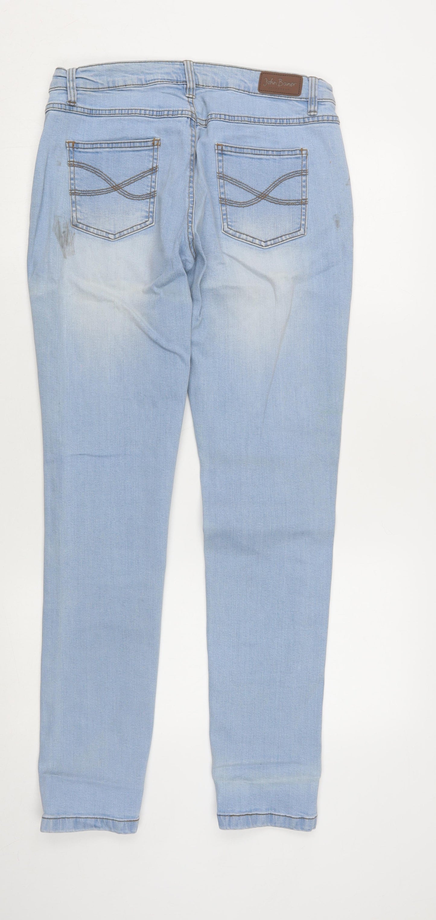 John Baner Women's Blue Skinny Jeans Size 12