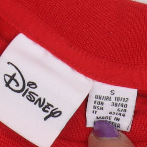 Disney Unisex Red Pullover Sweatshirt S