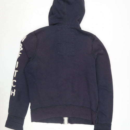 Abercrombie & Fitch Men's Blue Full Zip Hoodie M