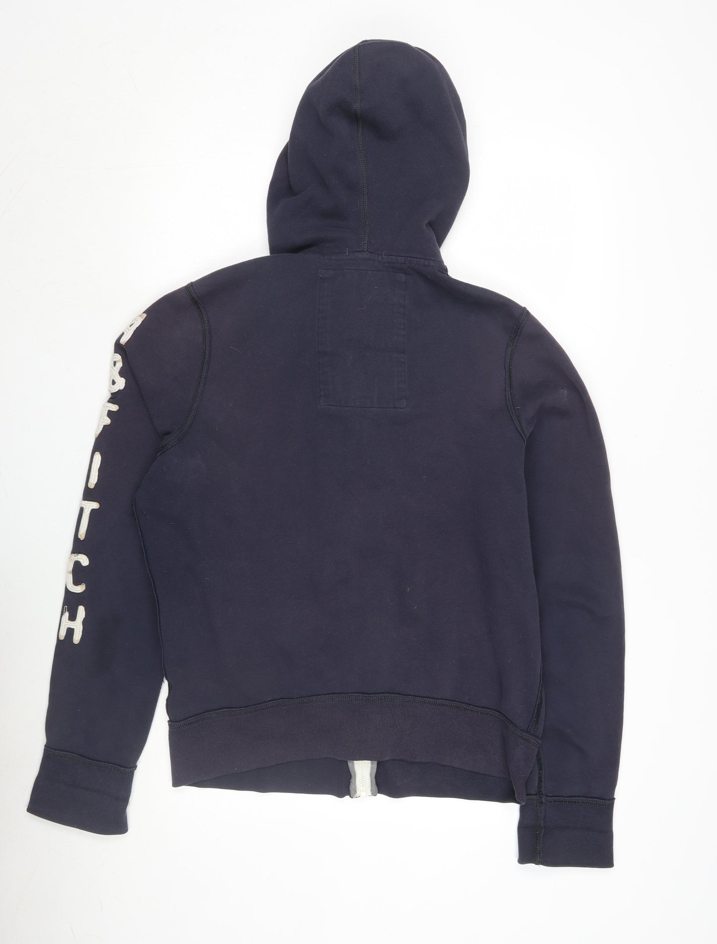 Abercrombie & Fitch Men's Blue Full Zip Hoodie M
