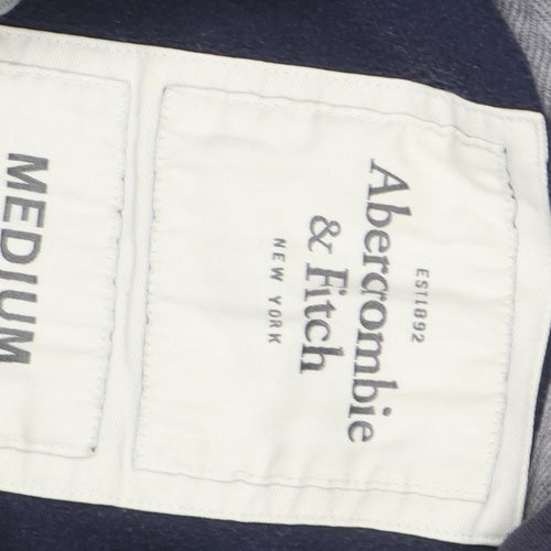 Abercrombie & Fitch Men's Blue Full Zip Hoodie M