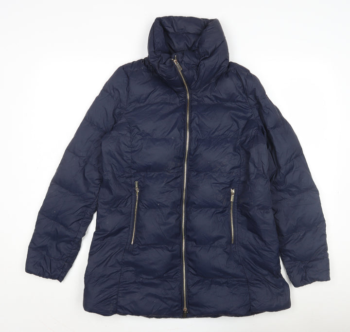 Mango Women's Blue XS Puffer Jacket