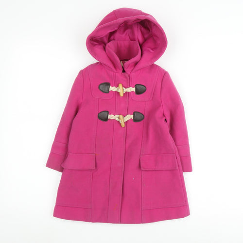 John Lewis Girls Pink Duffle Coat 2 Years