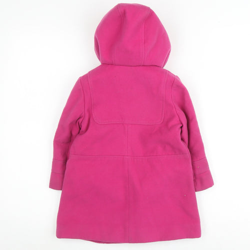 John Lewis Girls Pink Duffle Coat 2 Years